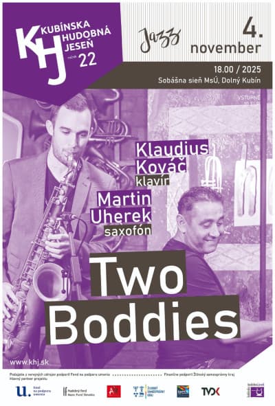 Plagát koncertu Two Boddies
